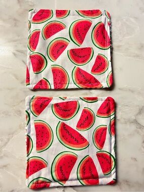 HAND CRAFTED Colorful Watermelon Non Slip Jar Grippers Opens Hard to Turn Lids